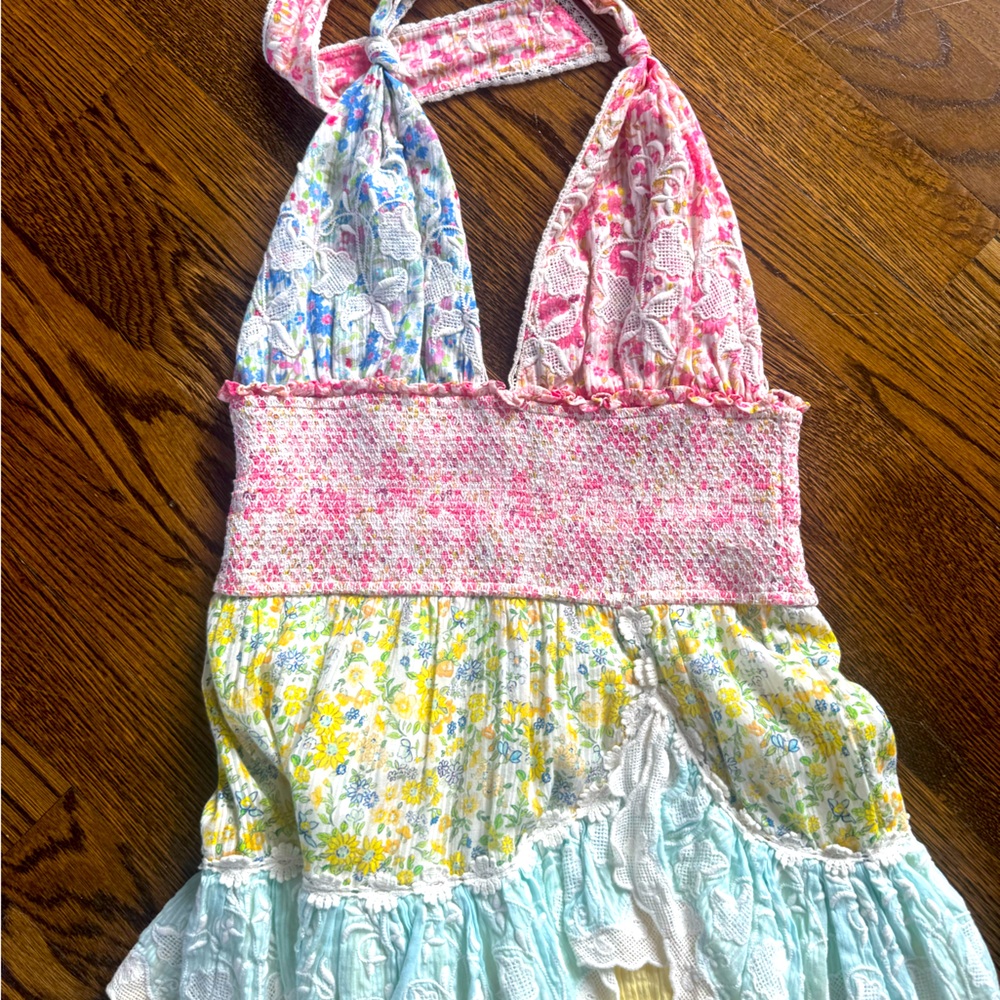 Loveshackfancy halter dress size large